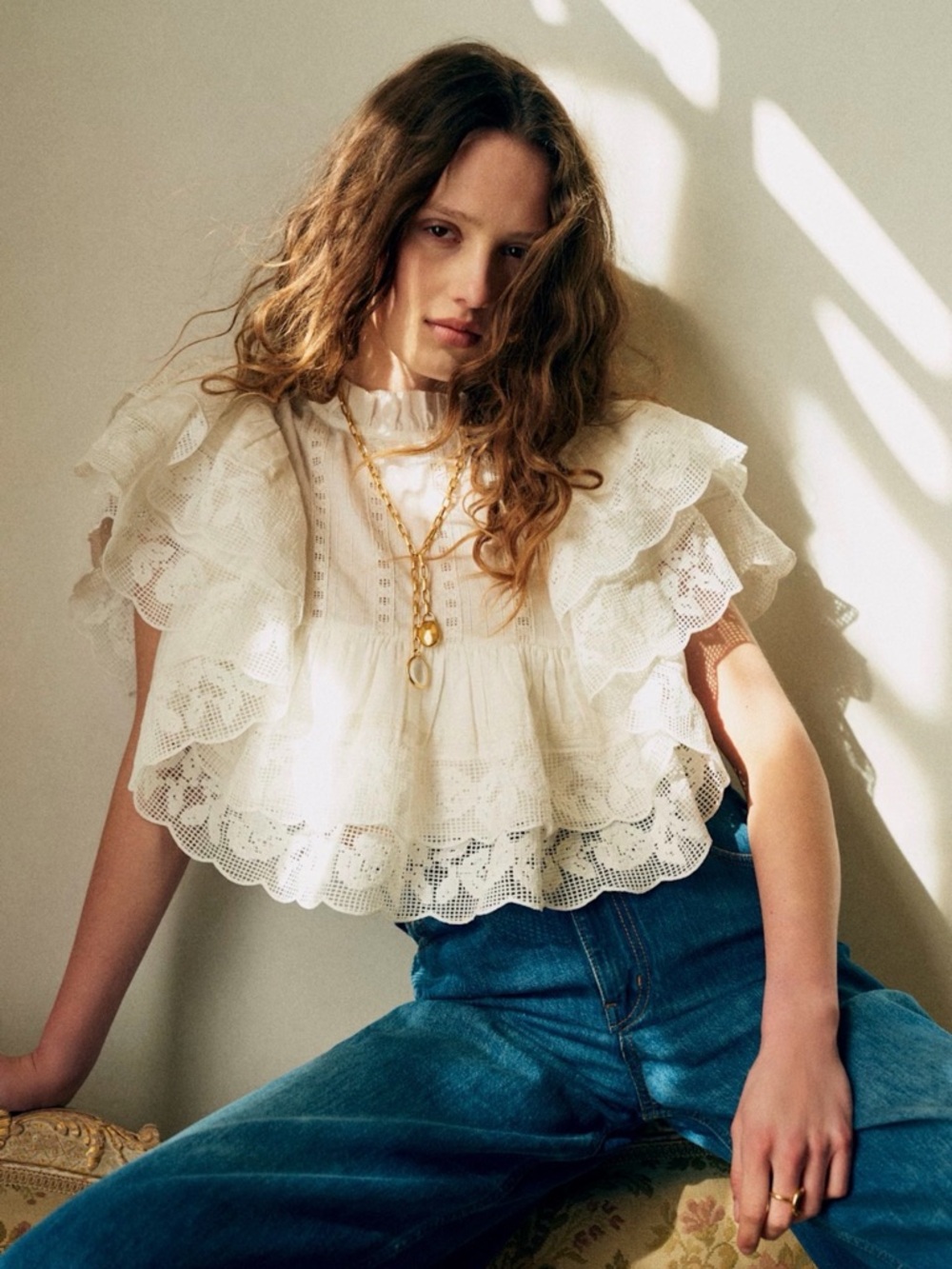 BNWT Sézane Leanie Blouse